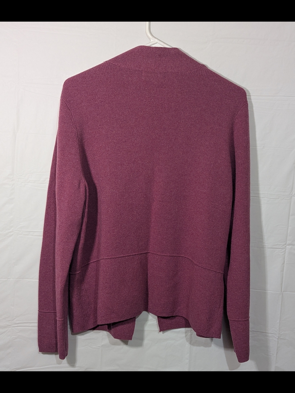 Charter Club 100% Cashmere Cardigan Sweater Pink Large Soft Luxe Minimalist - Picture 9 of 13